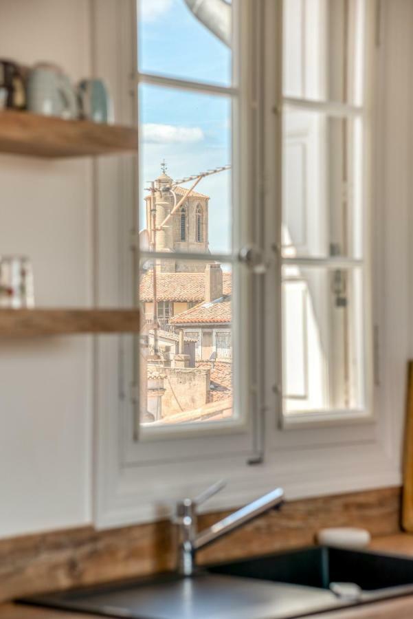 Les Clés de Laure - Wine Loft, Terrasse et Vue extraordinaire sur la cité médiévale Carcassonne Esterno foto